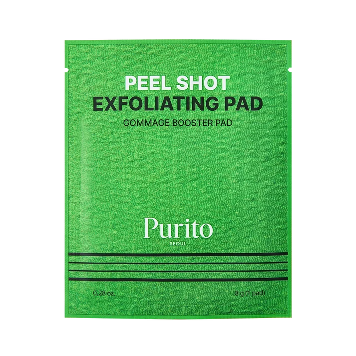 Purito Peel Shot Exfoliating Pad (64 جم*8 قطع)