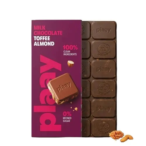 Milk Chocolate Toffee Almond 80G