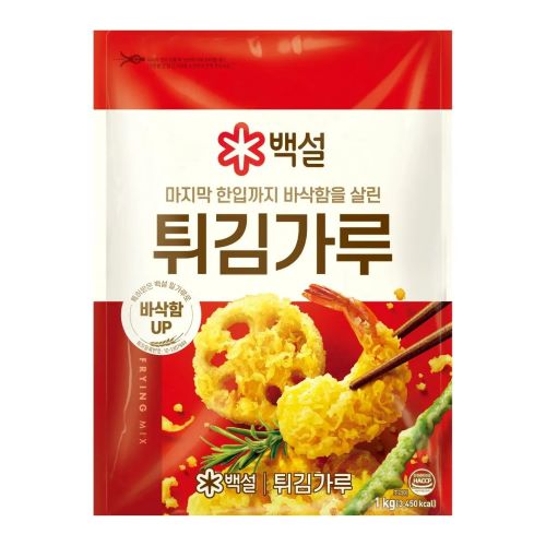 백설 튀김 밀가루
