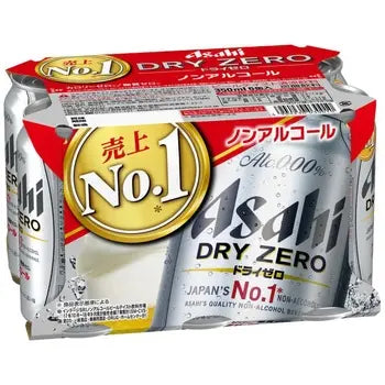 Asahi Non-Alcohol Beer (Dry Zero) 6-Pack