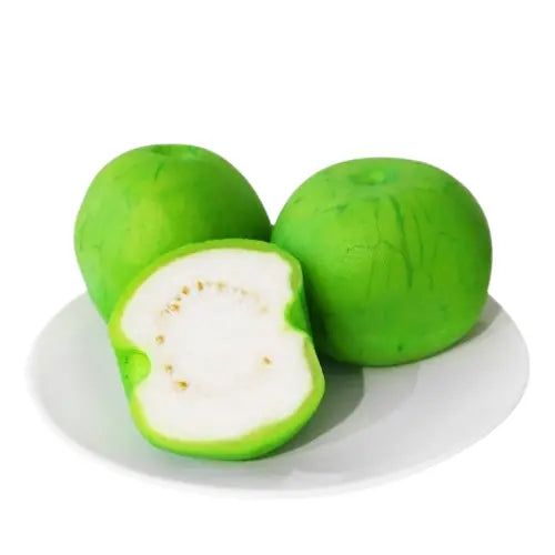 جوافة برقوق أخضر (مقطع شرائح)