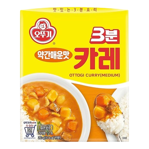 3분 카레 약간 매운맛