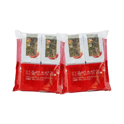 Seasoned Hot Spicy Roasted Seaweed Bundle