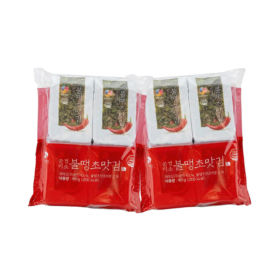Seasoned Hot Spicy Roasted Seaweed Bundle