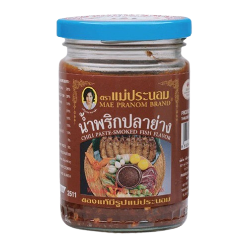 Mae Pranom 칠리 페이스트 훈제 생선 맛