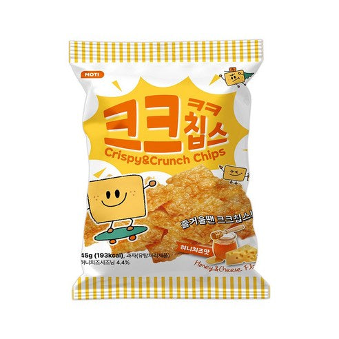 Crispy & Crunch Chips Honey & Cheese Flavor