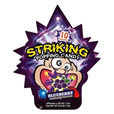 Striking Popping Candy Blueberry Flavor 15g