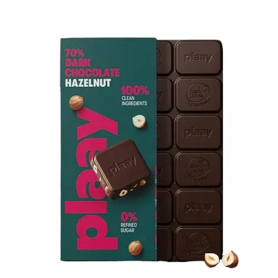 70% Dark Chocolate Hazelnut 80G
