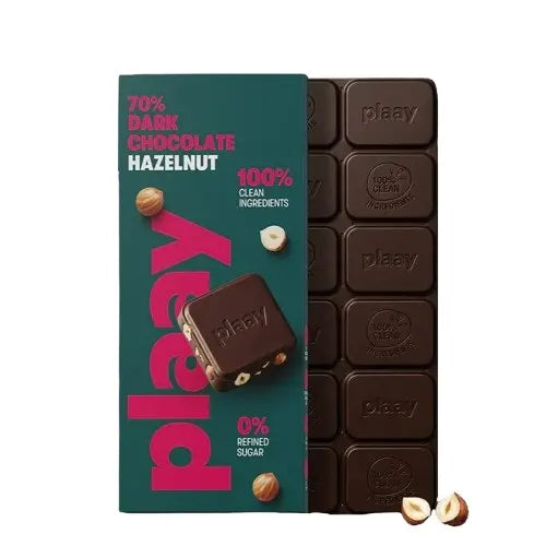 70% Dark Chocolate Hazelnut 80G